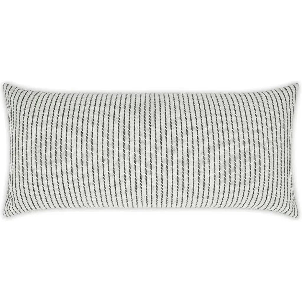 Outdoor Linus Lumbar Pillow - Charcoal-Outdoor Pillows-D.V. Kap-LOOMLAN