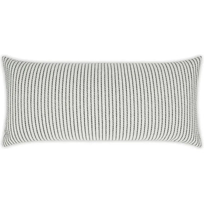 Outdoor Linus Lumbar Pillow - Charcoal-Outdoor Pillows-D.V. Kap-LOOMLAN