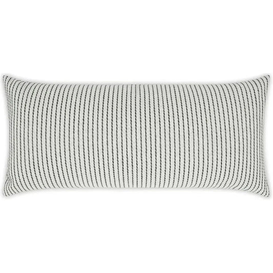 Outdoor Linus Lumbar Pillow - Charcoal-Outdoor Pillows-D.V. Kap-LOOMLAN