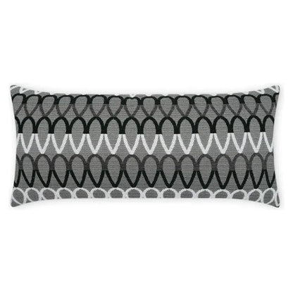 Outdoor Lozenge Lumbar Pillow-Outdoor Pillows-D.V. Kap-LOOMLAN