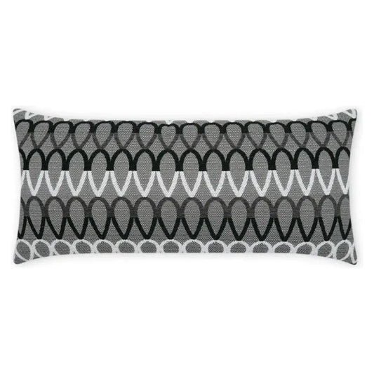 Outdoor Lozenge Lumbar Pillow-Outdoor Pillows-D.V. Kap-LOOMLAN