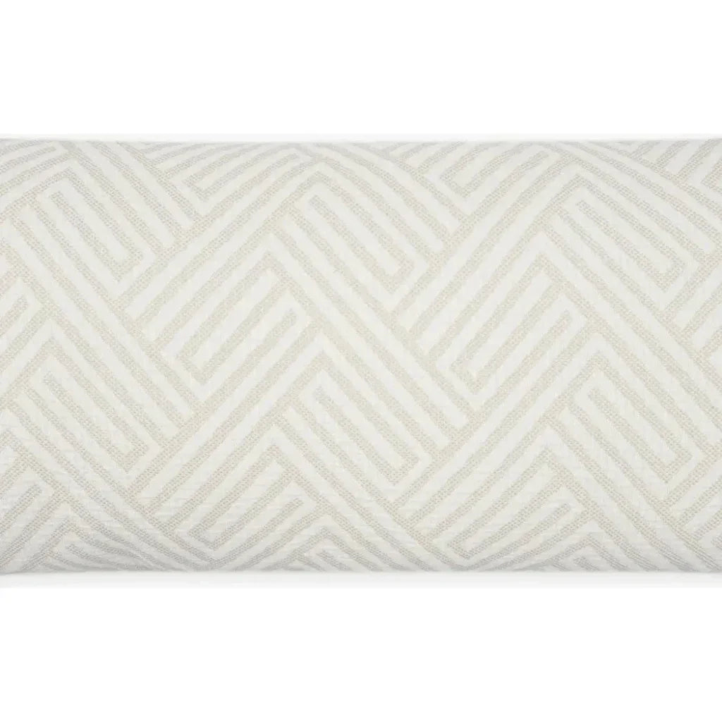 Outdoor Mandros Lumbar Pillow - Ivory-Outdoor Pillows-D.V. Kap-LOOMLAN