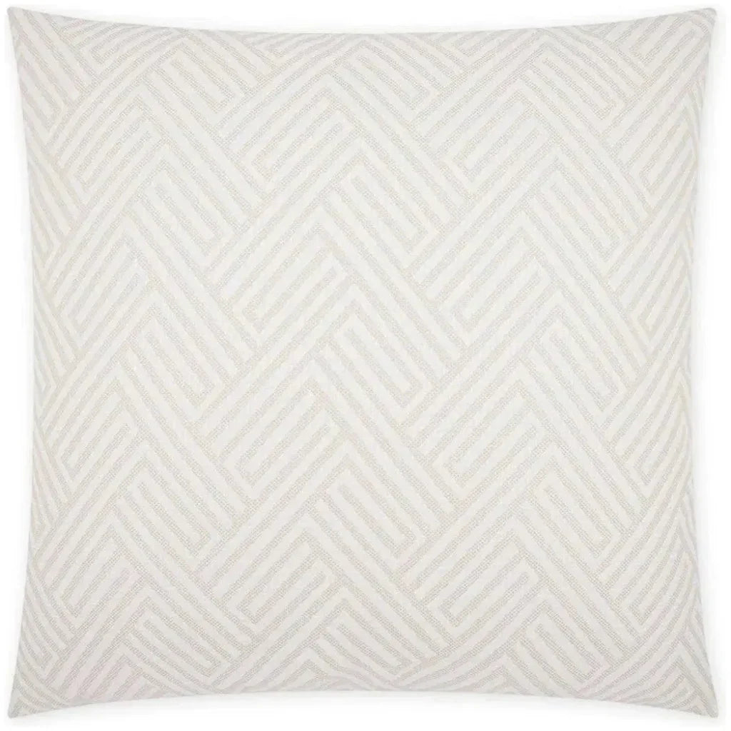 Outdoor Mandros Pillow - Ivory-Outdoor Pillows-D.V. Kap-LOOMLAN