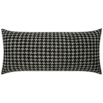 Outdoor Maxim Lumbar Pillow - Black-Outdoor Pillows-D.V. Kap-LOOMLAN