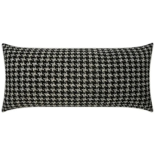Outdoor Maxim Lumbar Pillow - Black-Outdoor Pillows-D.V. Kap-LOOMLAN