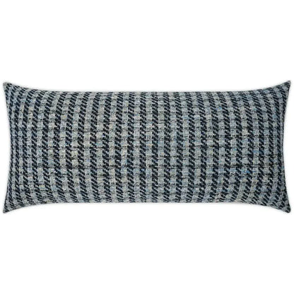 Outdoor Maxim Lumbar Pillow - Indigo-Outdoor Pillows-D.V. Kap-LOOMLAN
