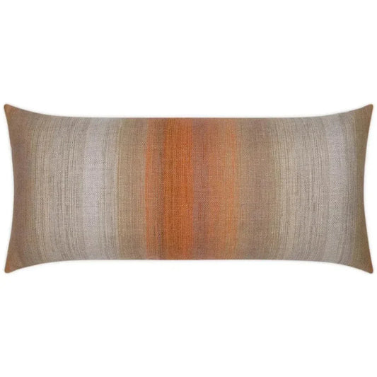 Outdoor Meditate Lumbar Pillow - Orange-Outdoor Pillows-D.V. Kap-LOOMLAN