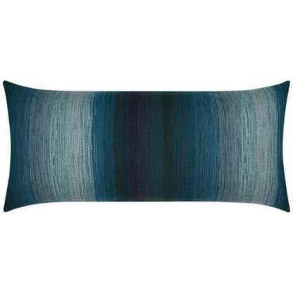 Outdoor Meditate Lumbar Pillow - Turquoise-Outdoor Pillows-D.V. Kap-LOOMLAN
