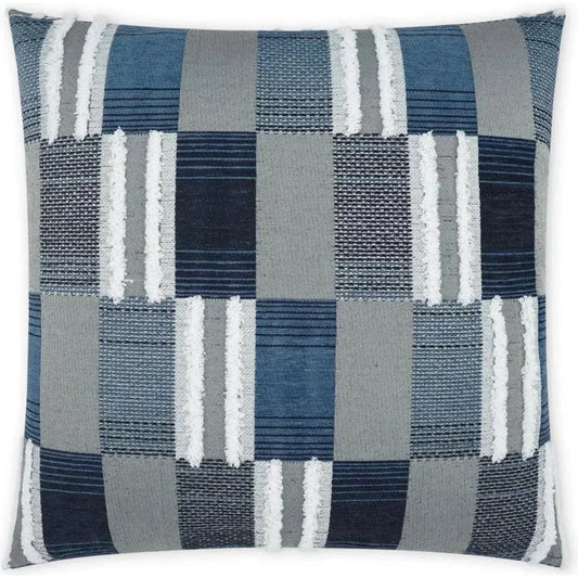 Outdoor Mickey Pillow - Indigo-Outdoor Pillows-D.V. Kap-LOOMLAN