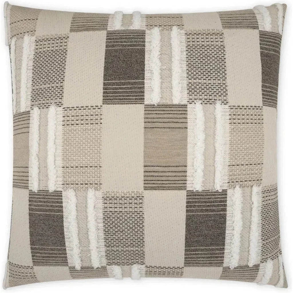 Outdoor Mickey Pillow - Taupe-Outdoor Pillows-D.V. Kap-LOOMLAN