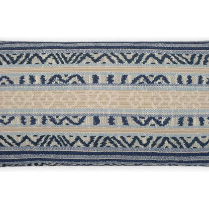 Outdoor Motiva Lumbar Pillow - Azure-Outdoor Pillows-D.V. Kap-LOOMLAN