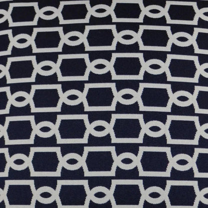 Outdoor Ocean Gate Pillow - Navy-Outdoor Pillows-D.V. Kap-LOOMLAN