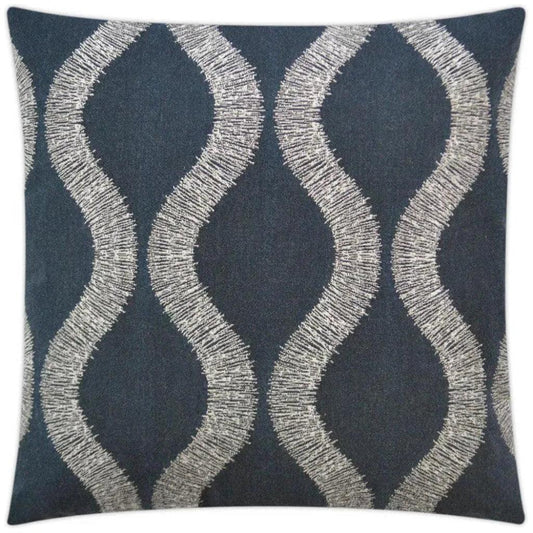 Outdoor Overlock Pillow - Midnight-Outdoor Pillows-D.V. Kap-LOOMLAN