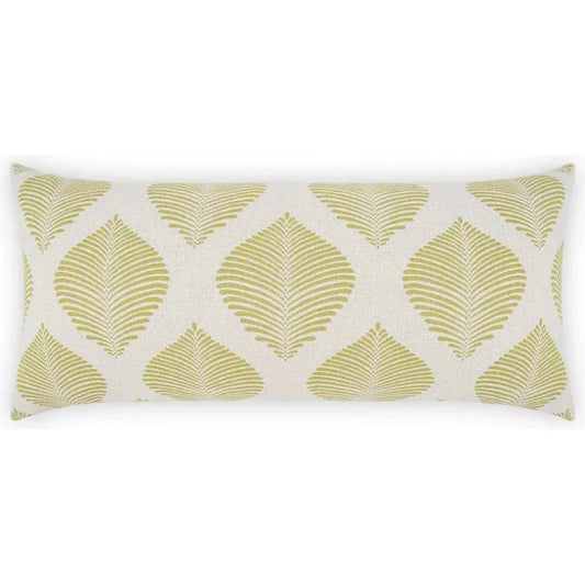 Outdoor Palmero Lumbar Pillow - Green-Outdoor Pillows-D.V. Kap-LOOMLAN