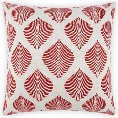 Outdoor Palmero Pillow - Red-Outdoor Pillows-D.V. Kap-LOOMLAN