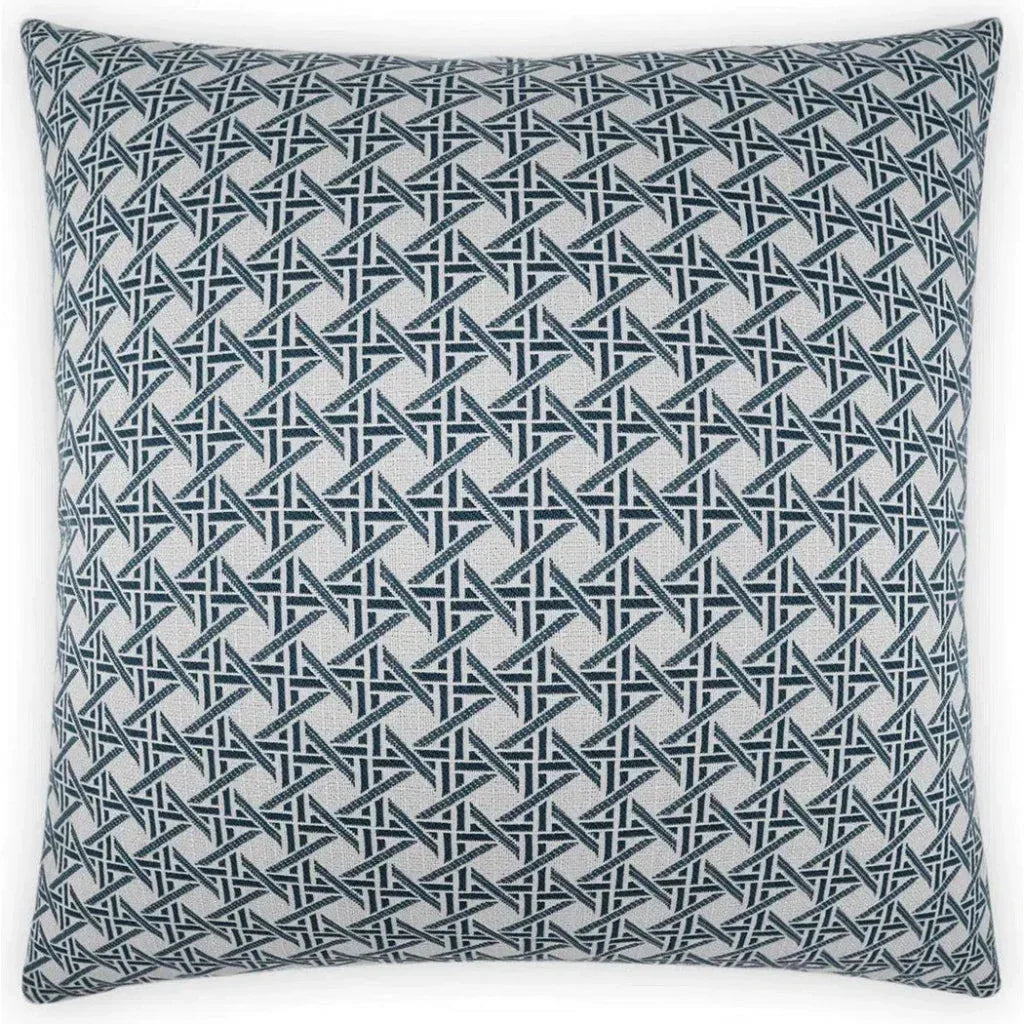 Outdoor Pella Pillow - Blue-Outdoor Pillows-D.V. Kap-LOOMLAN