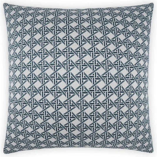 Outdoor Pella Pillow - Blue-Outdoor Pillows-D.V. Kap-LOOMLAN