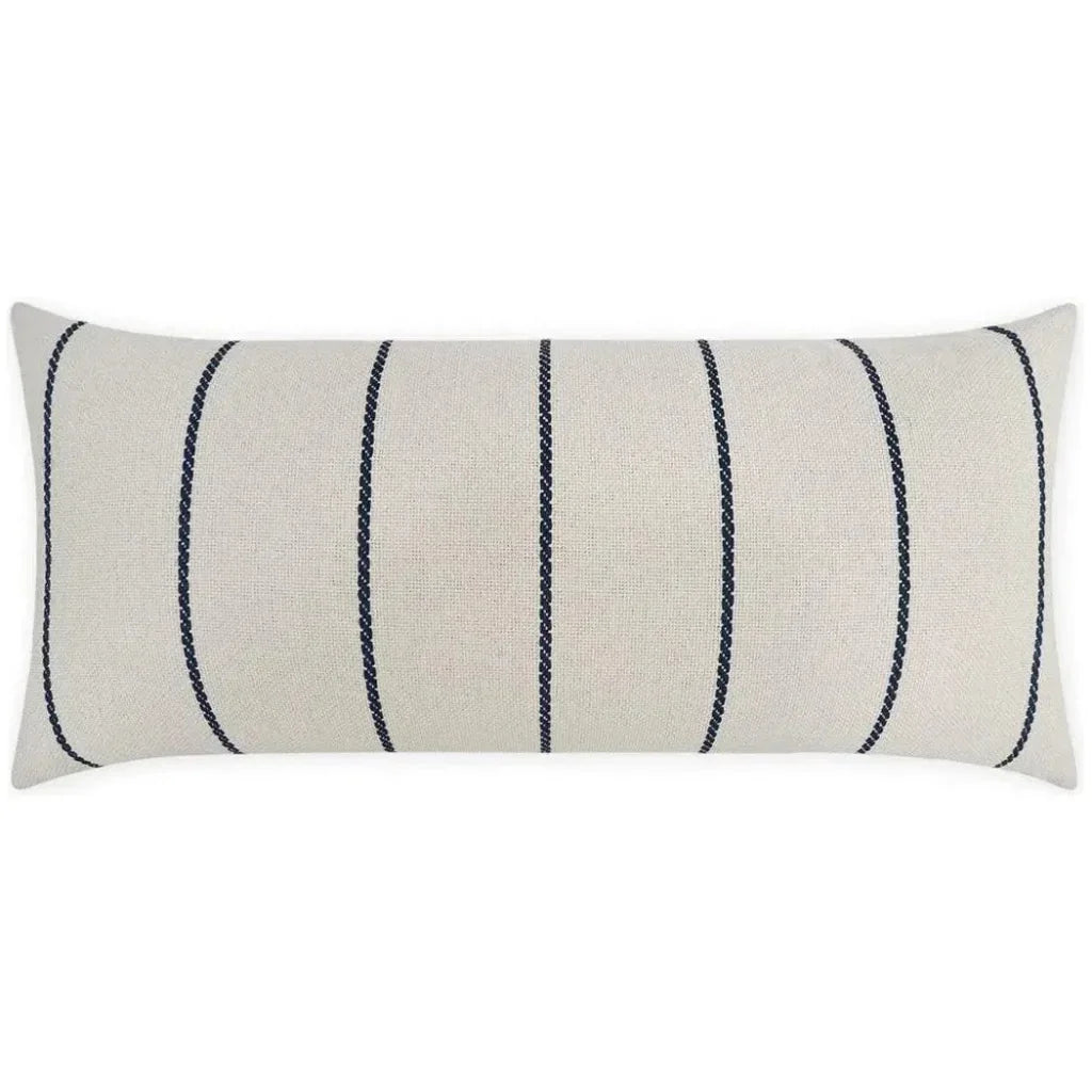 Outdoor Pencil Lumbar Pillow - Navy-Outdoor Pillows-D.V. Kap-LOOMLAN