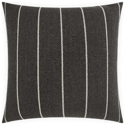 Outdoor Pencil Pillow - Carbon-Outdoor Pillows-D.V. Kap-LOOMLAN