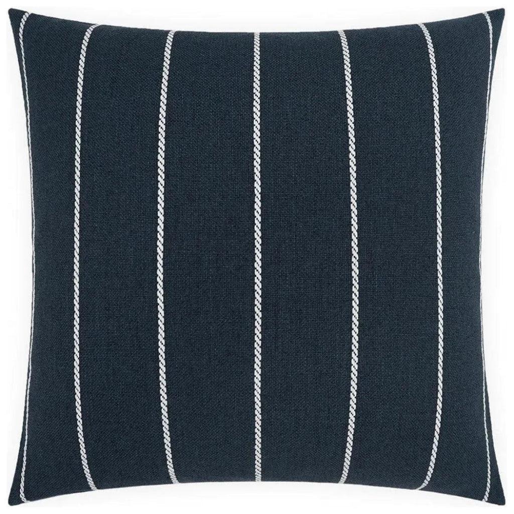 Outdoor Pencil Pillow - Indigo-Outdoor Pillows-D.V. Kap-LOOMLAN