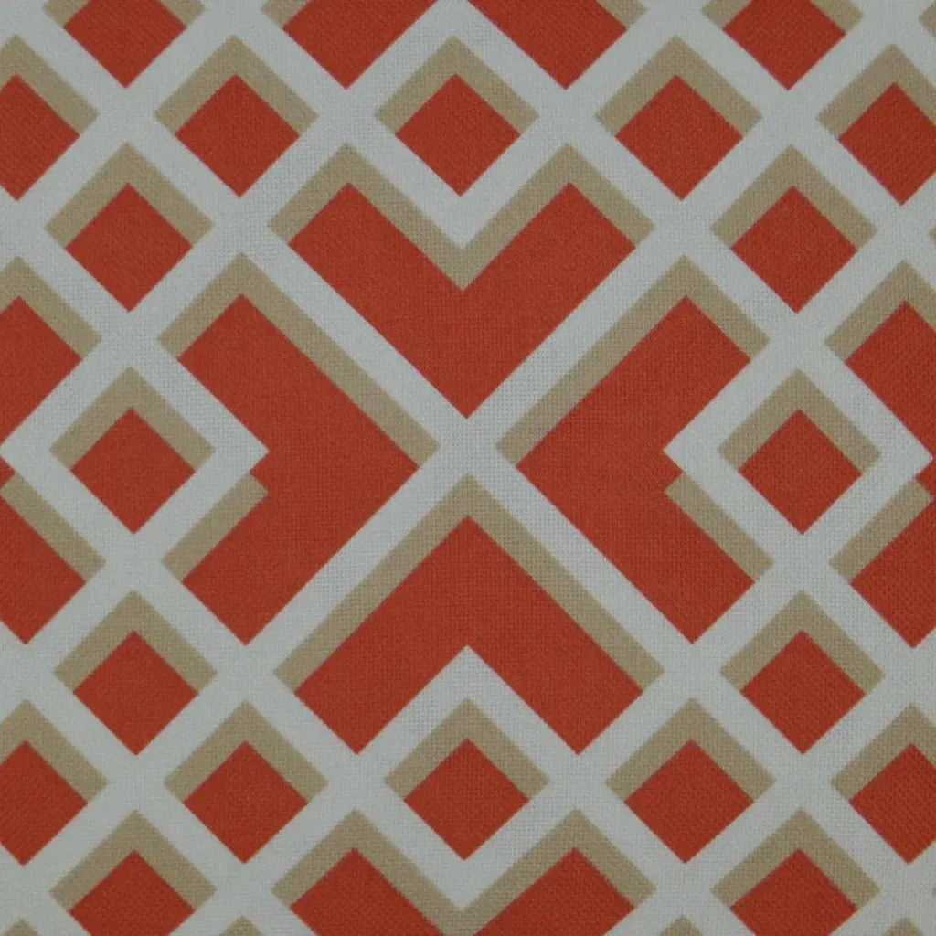 Outdoor Pergola Lumbar Pillow - Coral-Outdoor Pillows-D.V. Kap-LOOMLAN