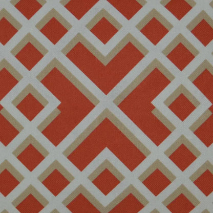 Outdoor Pergola Lumbar Pillow - Coral-Outdoor Pillows-D.V. Kap-LOOMLAN