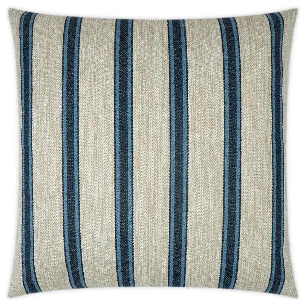 Outdoor Peyton Pillow - Navy-Outdoor Pillows-D.V. Kap-LOOMLAN