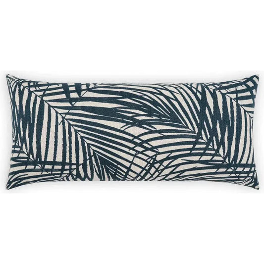 Outdoor Prudy Lumbar Pillow - Blue-Outdoor Pillows-D.V. Kap-LOOMLAN