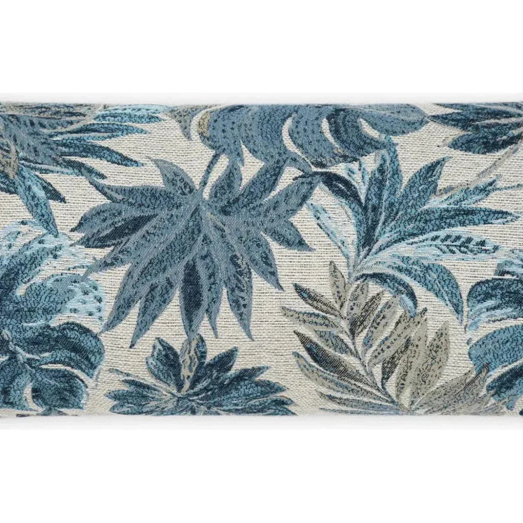 Outdoor Rain Forest Lumbar Pillow - Blue-Outdoor Pillows-D.V. Kap-LOOMLAN