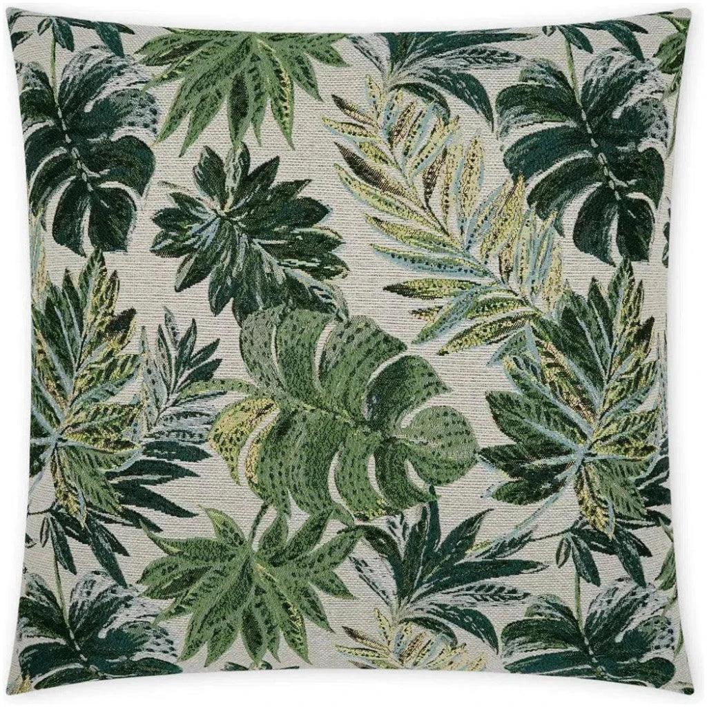 Outdoor Rain Forest Pillow - Green-Outdoor Pillows-D.V. Kap-LOOMLAN