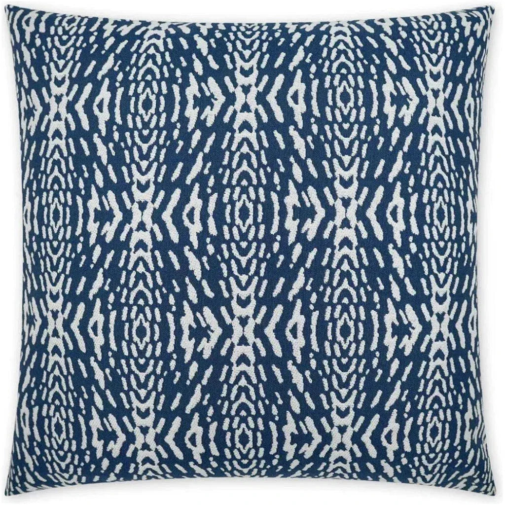 Outdoor Riff Pillow - Blue-Outdoor Pillows-D.V. Kap-LOOMLAN