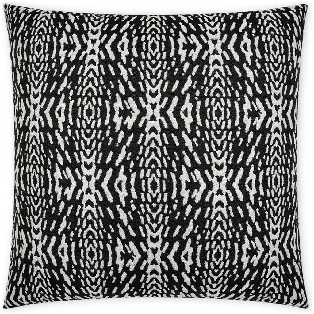 Outdoor Riff Pillow - Ebony-Outdoor Pillows-D.V. Kap-LOOMLAN