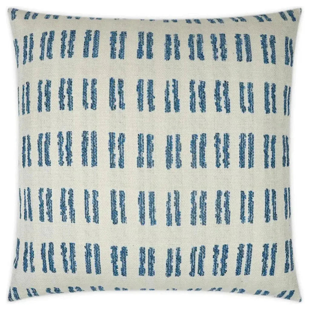 Outdoor Saybrook Pillow - Blue-Outdoor Pillows-D.V. Kap-LOOMLAN