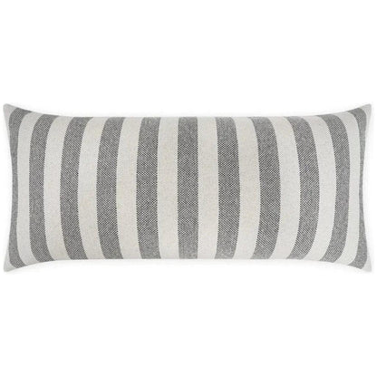 Outdoor Seaport Lumbar Pillow - Grey-Outdoor Pillows-D.V. Kap-LOOMLAN