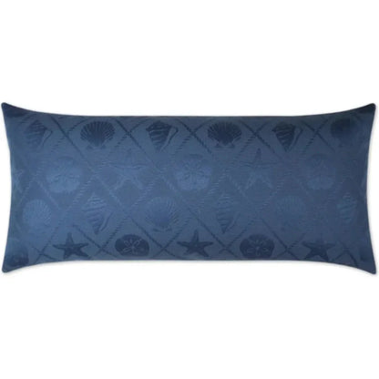 Outdoor Shell Trellis Lumbar Pillow-Outdoor Pillows-D.V. Kap-LOOMLAN