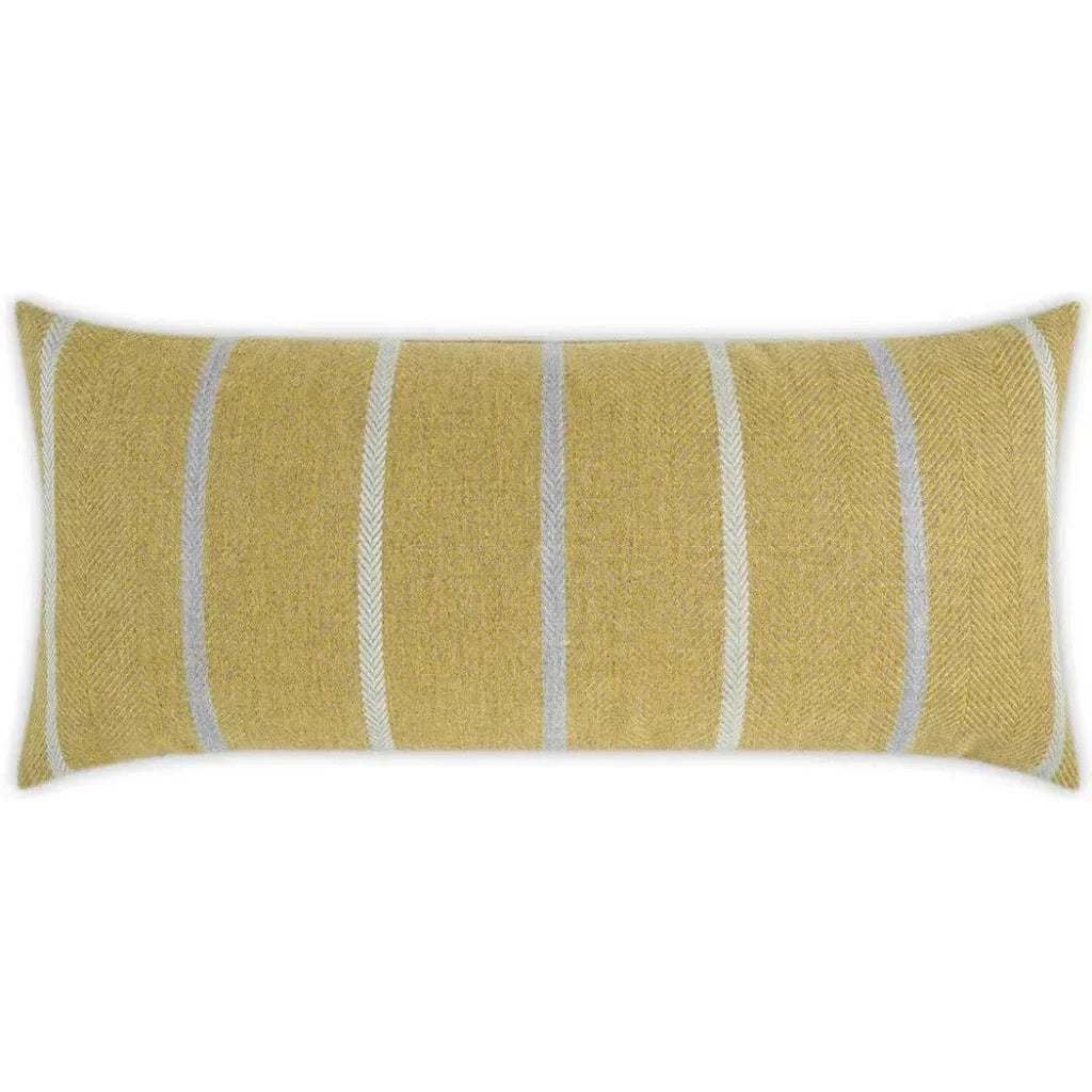 Outdoor Sterling Lumbar Pillow - Saffron-Outdoor Pillows-D.V. Kap-LOOMLAN