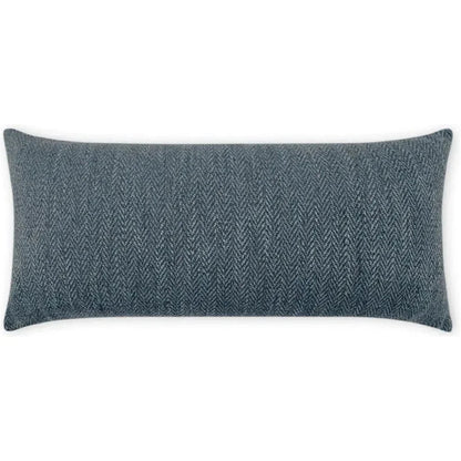 Outdoor Stratford Lumbar Pillow - Denim-Outdoor Pillows-D.V. Kap-LOOMLAN