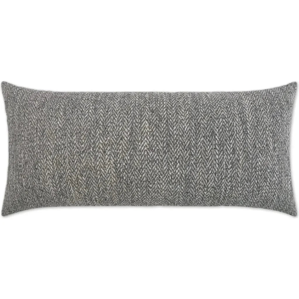 Outdoor Stratford Lumbar Pillow - Grey-Outdoor Pillows-D.V. Kap-LOOMLAN