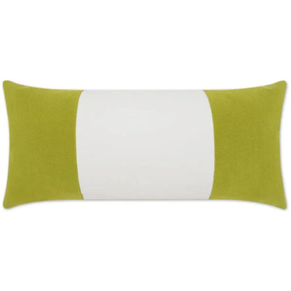 Outdoor Sundance Band Lumbar Pillow - Leaf-Outdoor Pillows-D.V. Kap-LOOMLAN