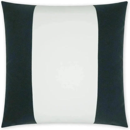 Outdoor Sundance Band Pillow - Charcoal-Outdoor Pillows-D.V. Kap-LOOMLAN
