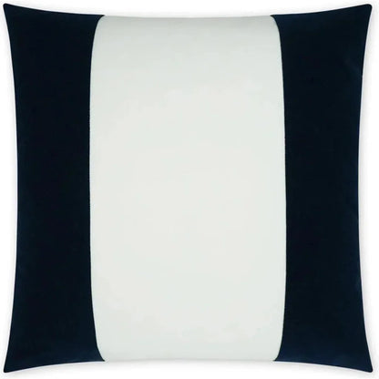 Outdoor Sundance Band Pillow - Navy-Outdoor Pillows-D.V. Kap-LOOMLAN