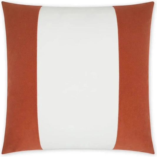 Outdoor Sundance Band Pillow - Orange-Outdoor Pillows-D.V. Kap-LOOMLAN