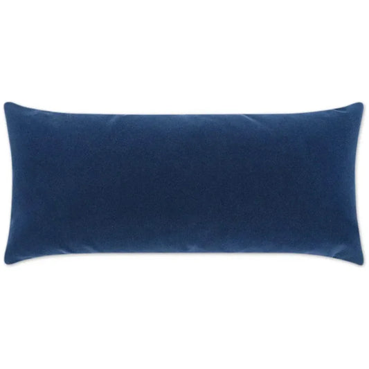 Outdoor Sundance Duo Lumbar Pillow - Navy-Outdoor Pillows-D.V. Kap-LOOMLAN