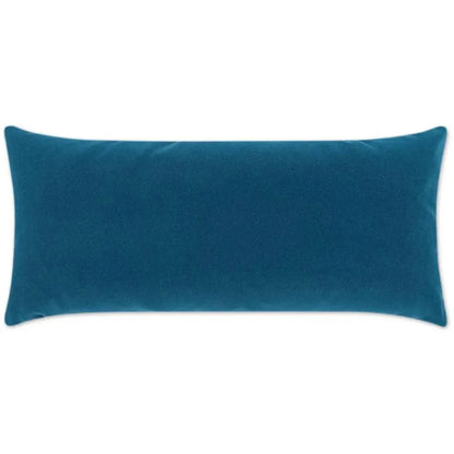 Outdoor Sundance Duo Lumbar Pillow - Peacock-Outdoor Pillows-D.V. Kap-LOOMLAN