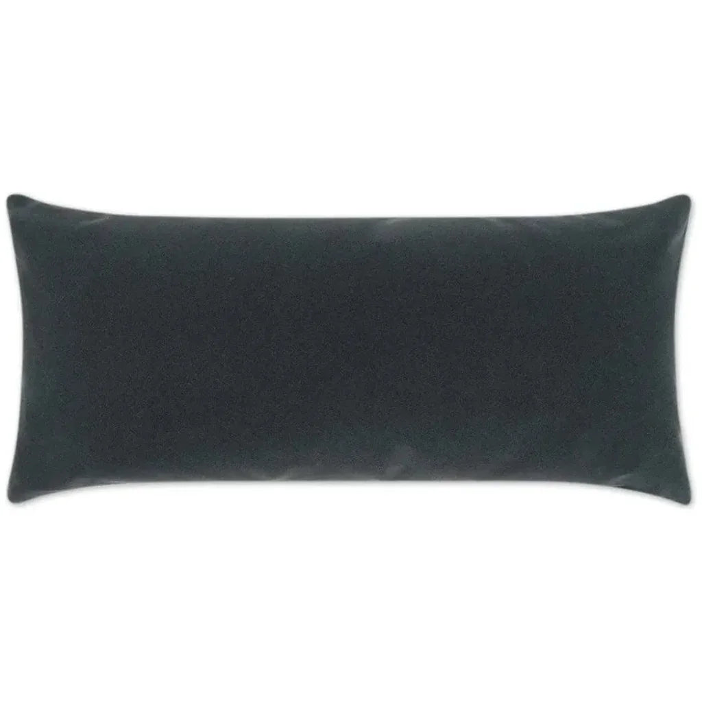 Outdoor Sundance Lumbar Pillow - Charcoal-Outdoor Pillows-D.V. Kap-LOOMLAN