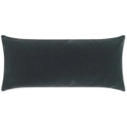 Outdoor Sundance Lumbar Pillow - Charcoal-Outdoor Pillows-D.V. Kap-LOOMLAN