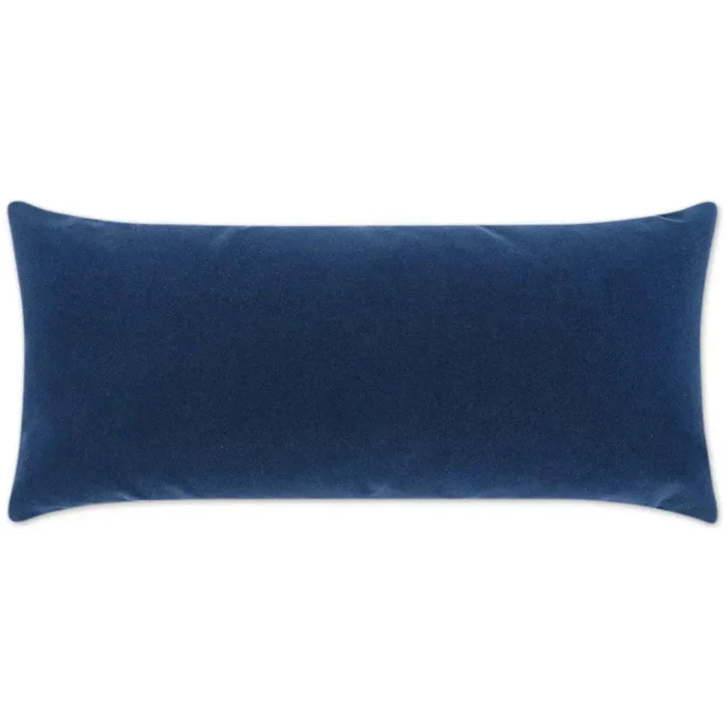 Outdoor Sundance Lumbar Pillow - Navy-Outdoor Pillows-D.V. Kap-LOOMLAN