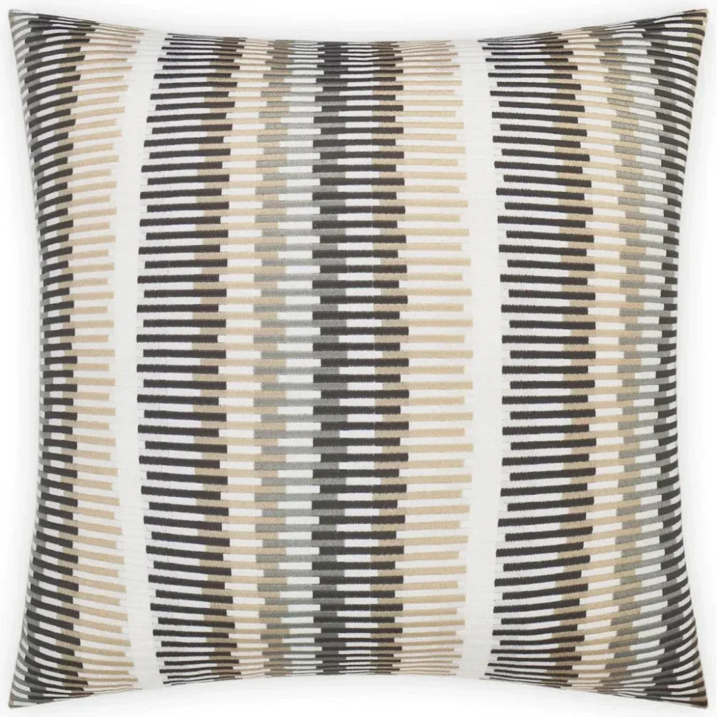 Outdoor Sunfun Stripe Pillow - Linen-Outdoor Pillows-D.V. Kap-LOOMLAN