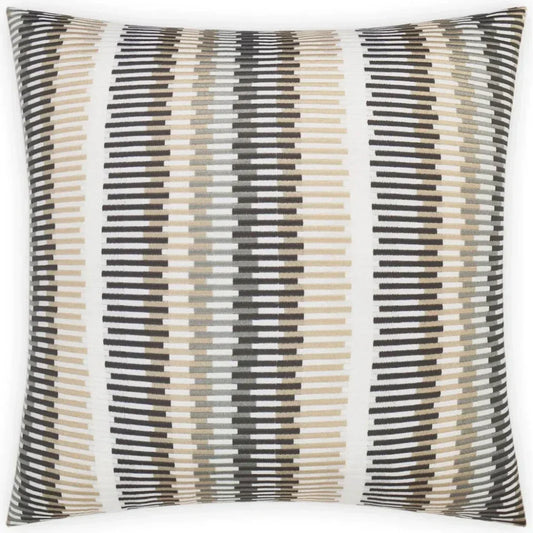 Outdoor Sunfun Stripe Pillow - Linen-Outdoor Pillows-D.V. Kap-LOOMLAN