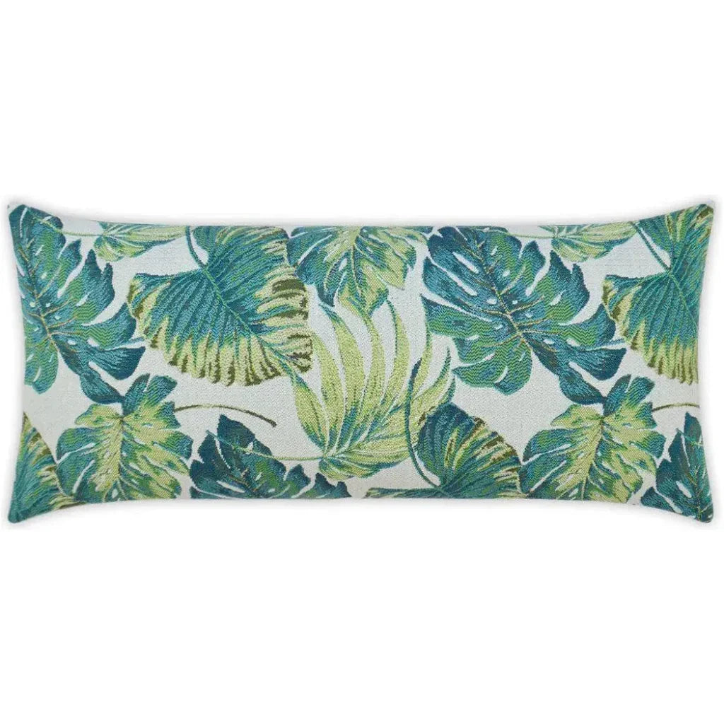 Outdoor Sunpalm Lumbar Pillow-Outdoor Pillows-D.V. Kap-LOOMLAN